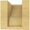 Ekena Millwork 4"W x 4"D x 4"H Wide Garner Rough Cedar Woodgrain TimberThane Corbel, Primed Tan CORUR04X04X04GARRCPR - alternate 6